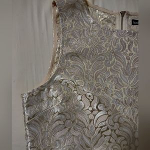 Boohoo Gold Crop Top